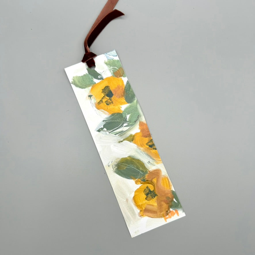 Canvas Painted Bookmark