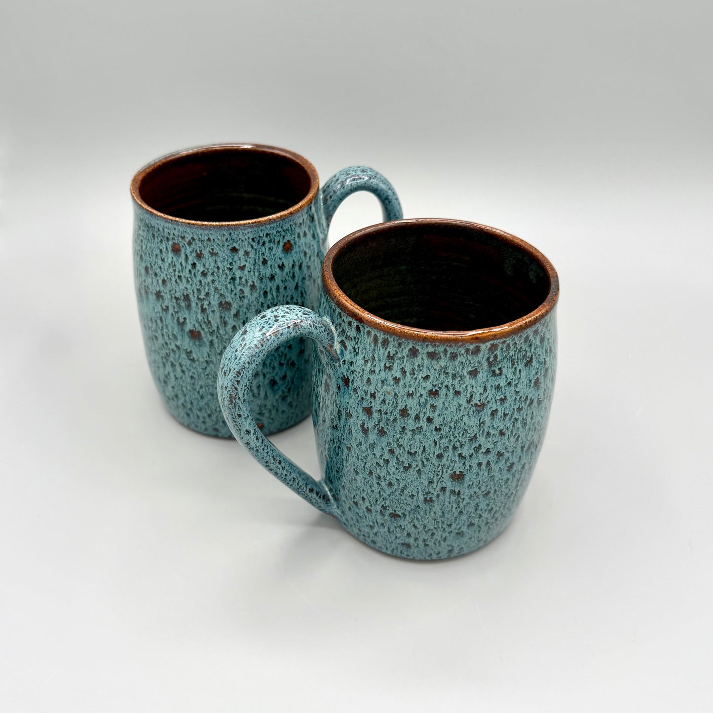 Peacock Pottery Mug