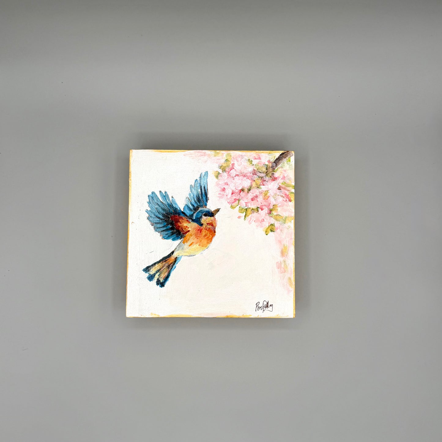 Blubird and Blossoms