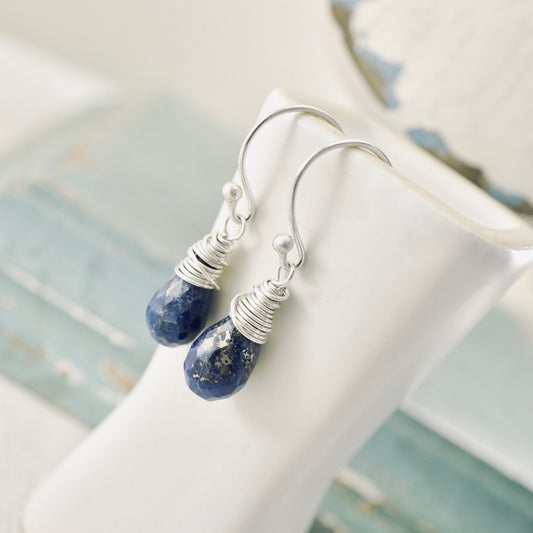 Lapis Drop Earrings