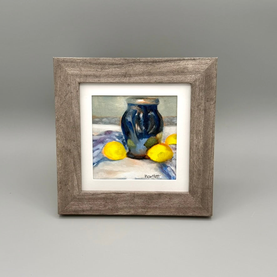 Still Life with Lemons 4x4