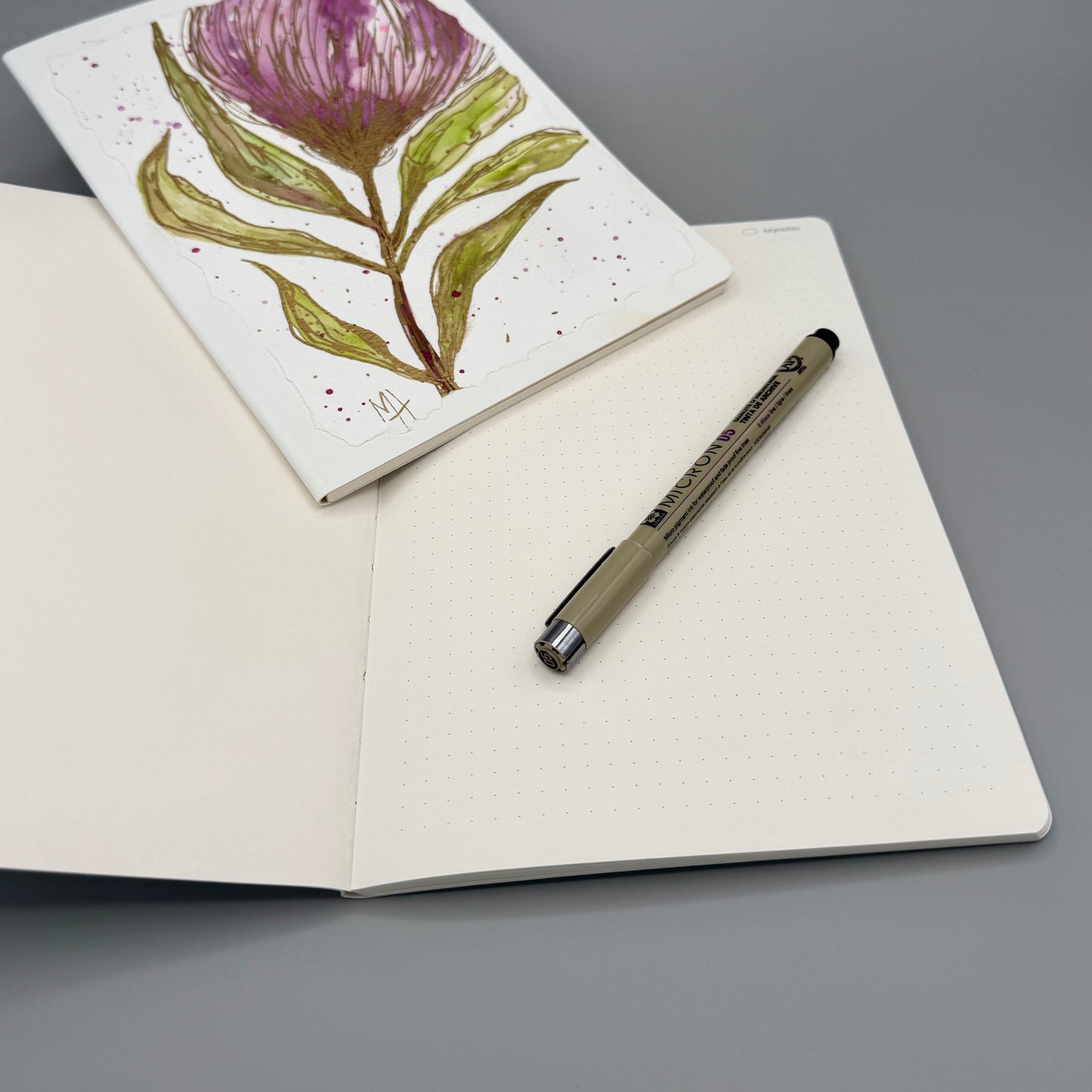 Handpainted Watercolor Journal