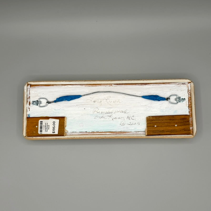 Long Beach Painting on Wood