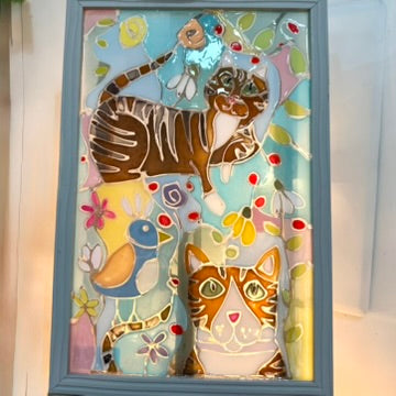 Here, Kitty, Kitty......and bird