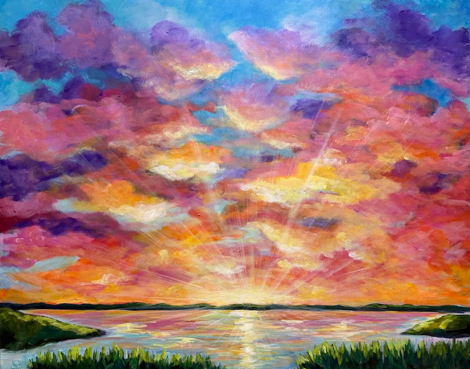 Higher than the Rising Sun Painting