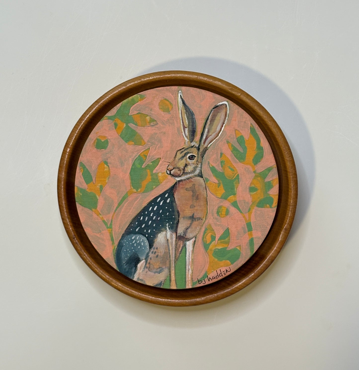 Round Jack Rabbit Painting