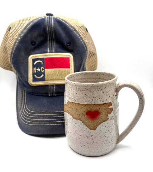 North Carolina Handmade Pottery Mug