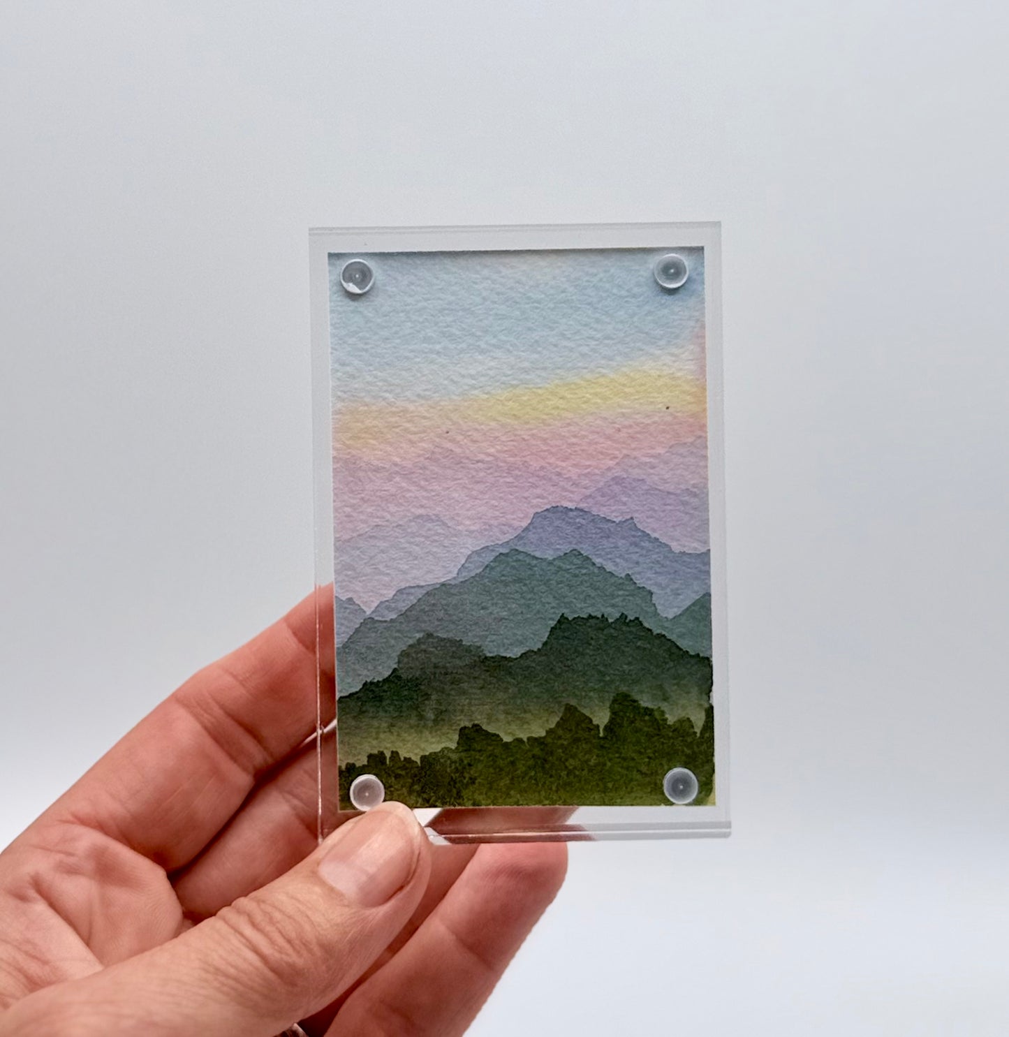 Happy Days - Acrylic Framed Watercolor