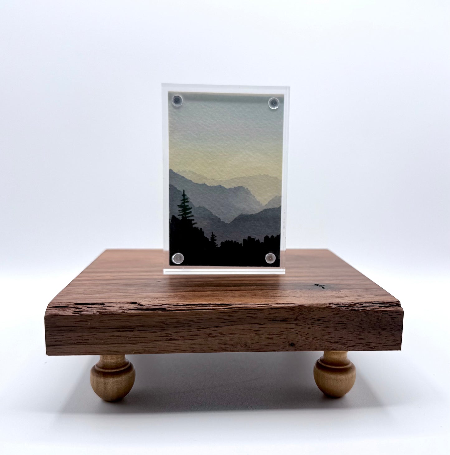 Long View - Mini Framed Watercolor