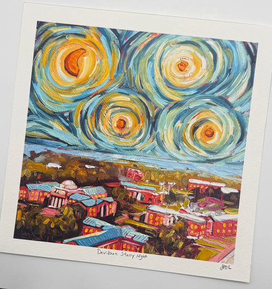 8x8 Davidson Starry Night Print