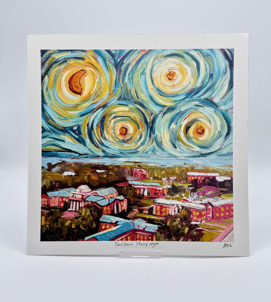 8x8 Davidson Starry Night Print