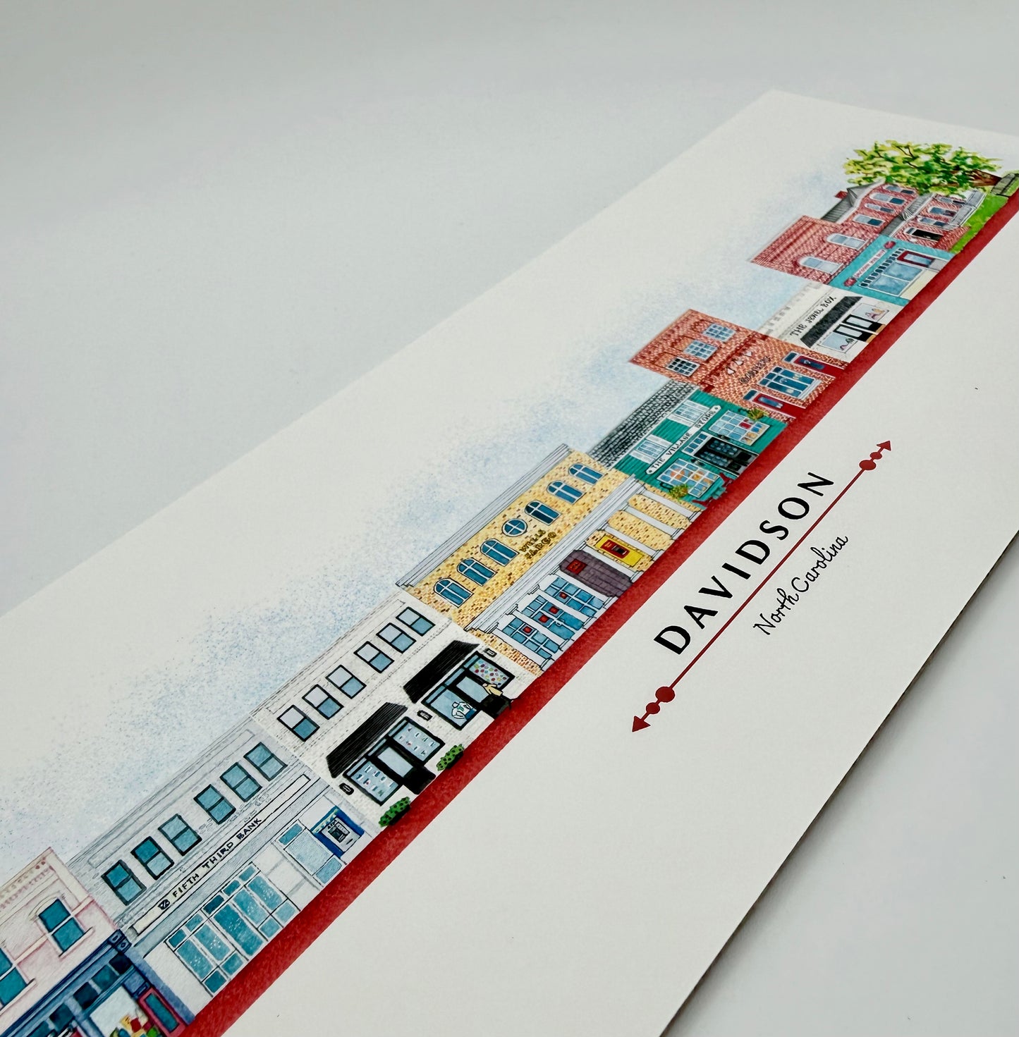 Whimsical Downtown Davidson Print