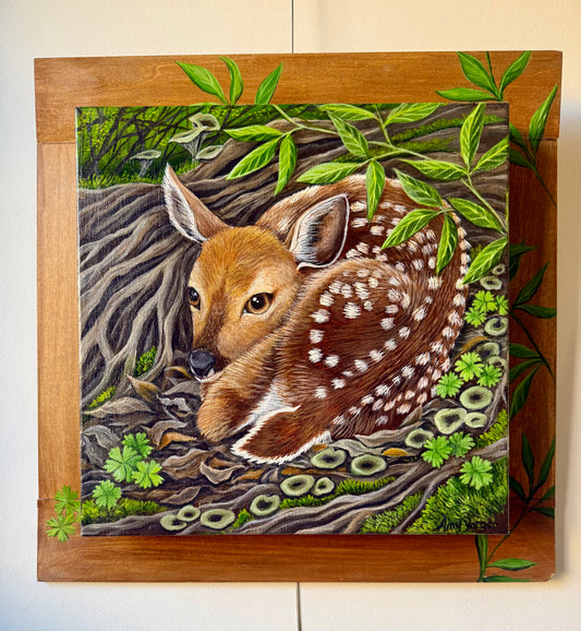 Fawn Painting in Acrylic
