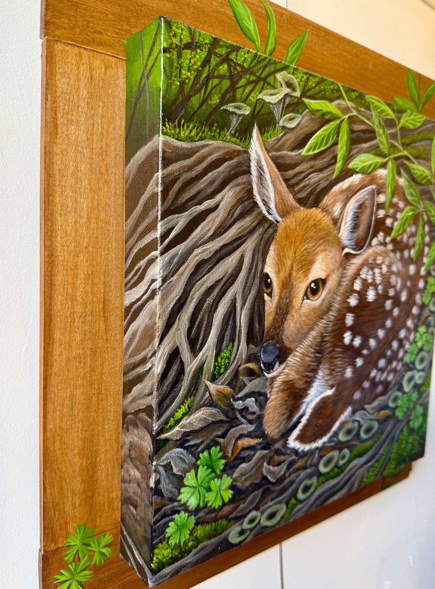 Fawn Painting in Acrylic