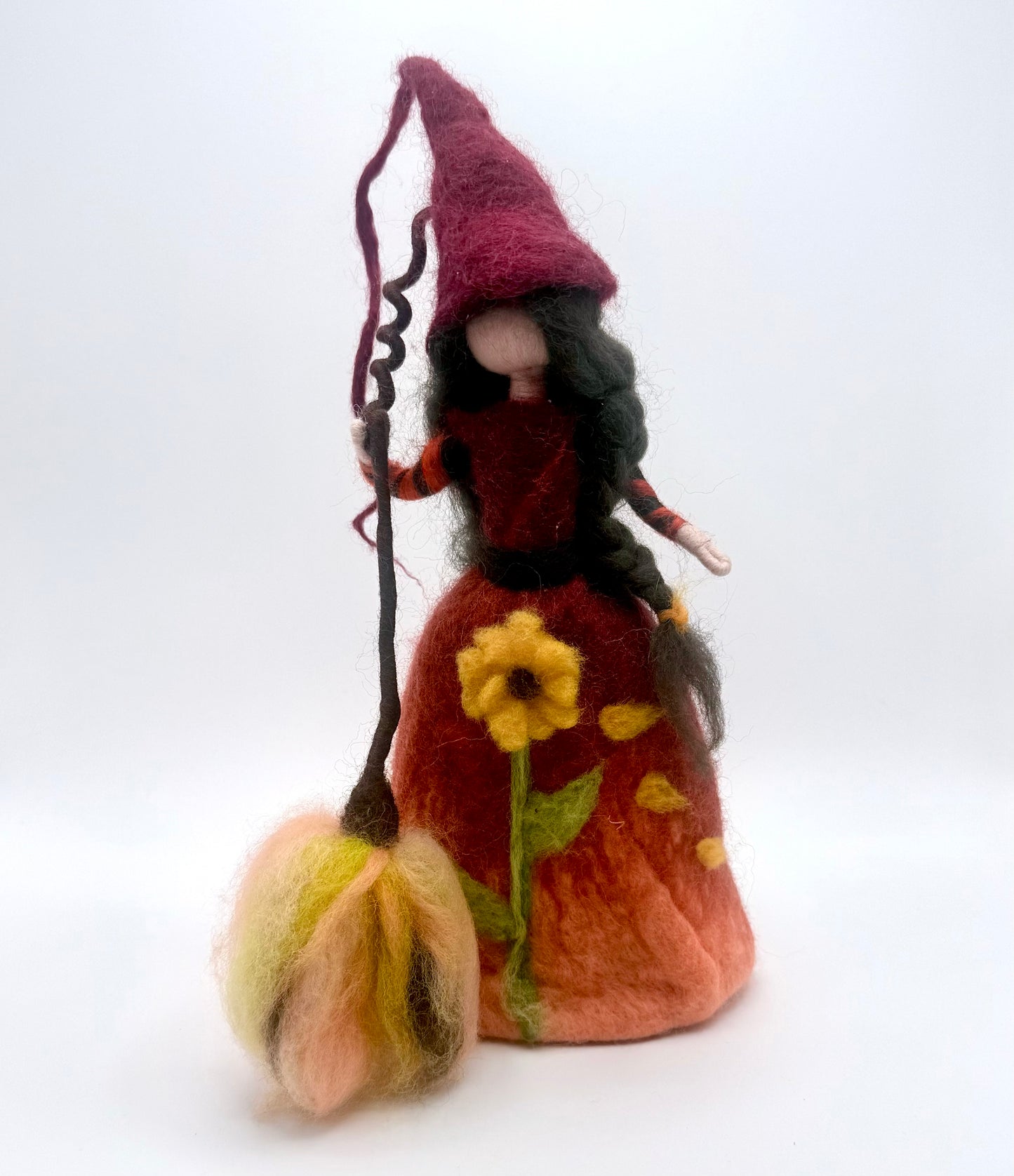 Hazel the Sweet - Felted Irish Witch