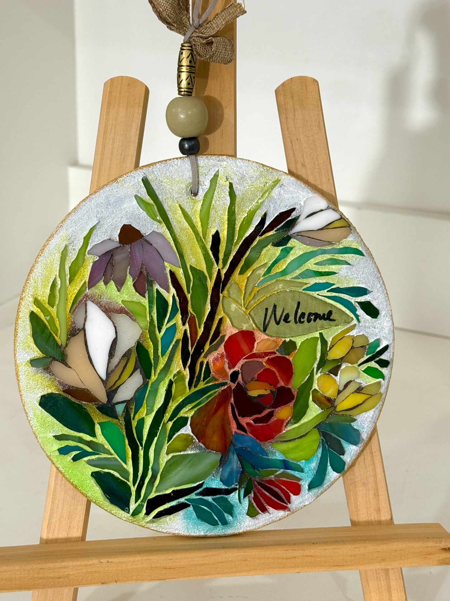 'Welcome' Mosaic Door Hanger