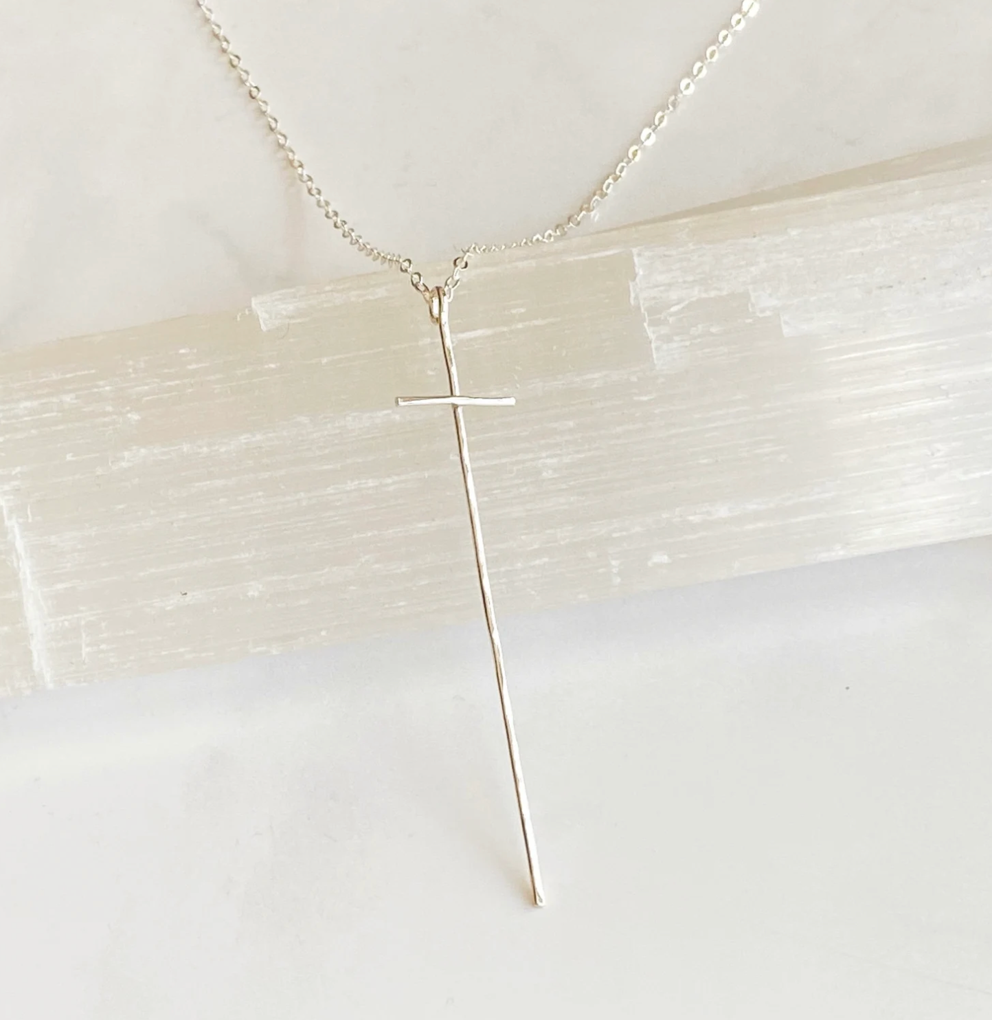 Long Cross Necklace