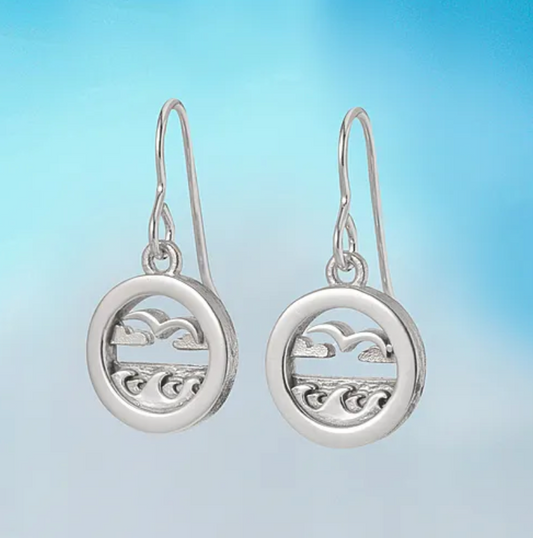 Making Waves Sterling Earrings
