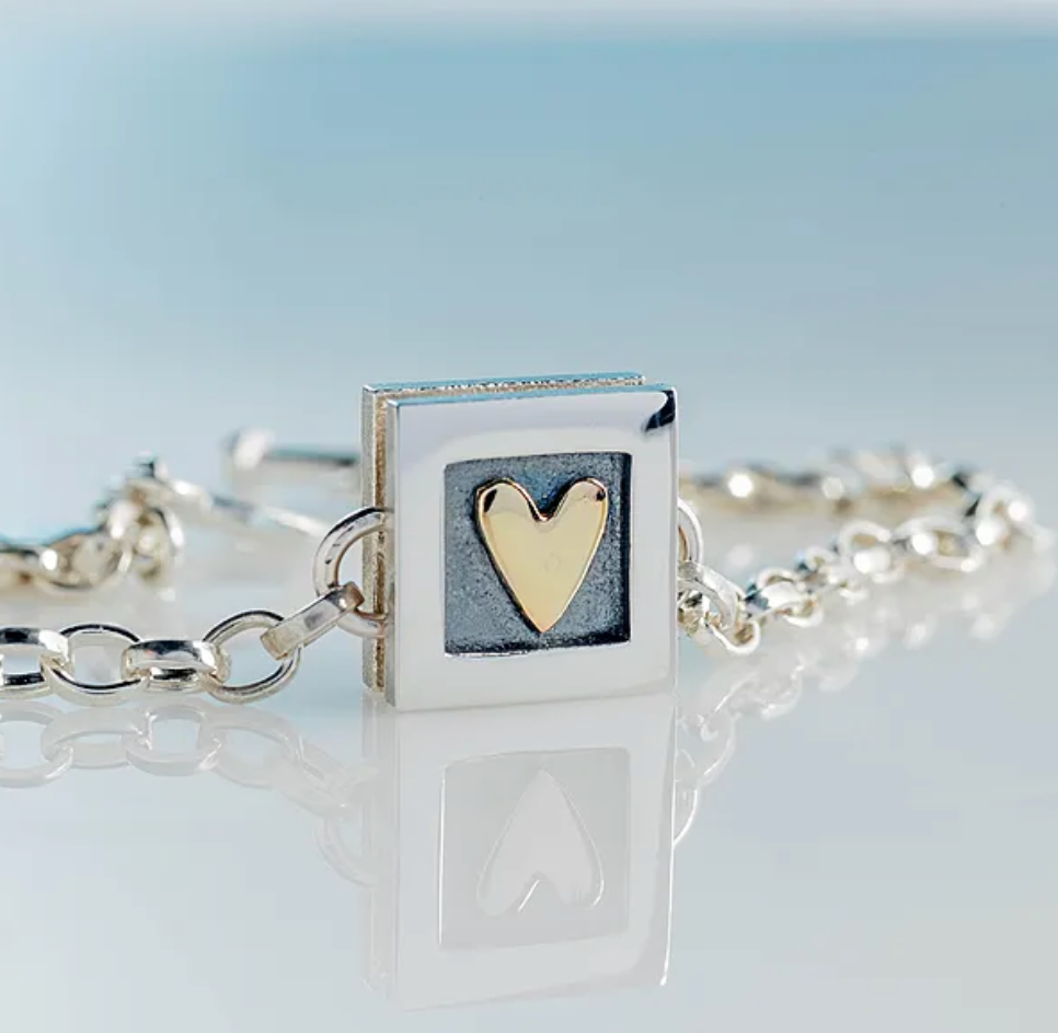 Single Heart of Gold Bracelet