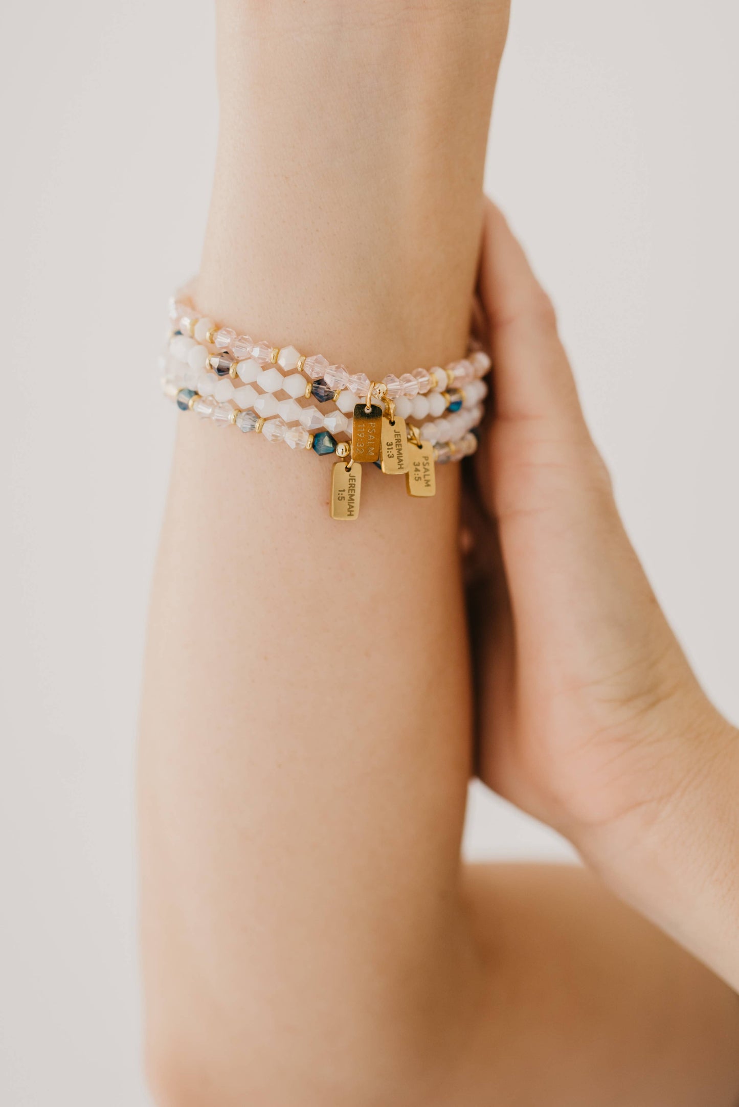 'Brave' Beaded Swarovski Bracelet