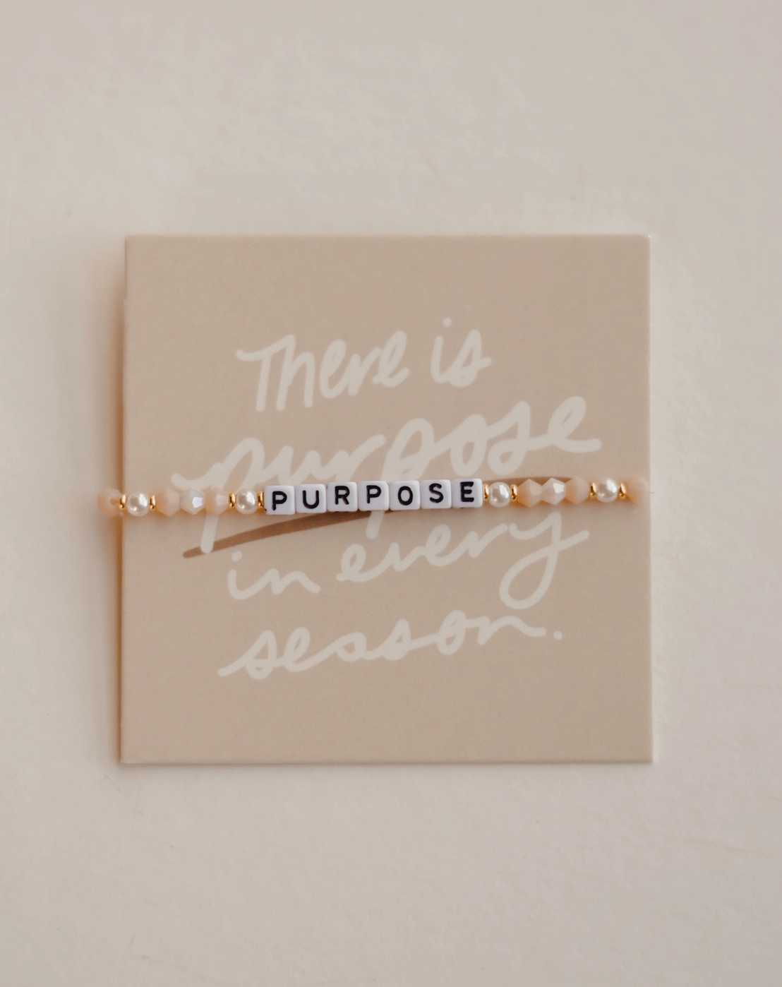 'Purpose' Beaded Swarovski Bracelet