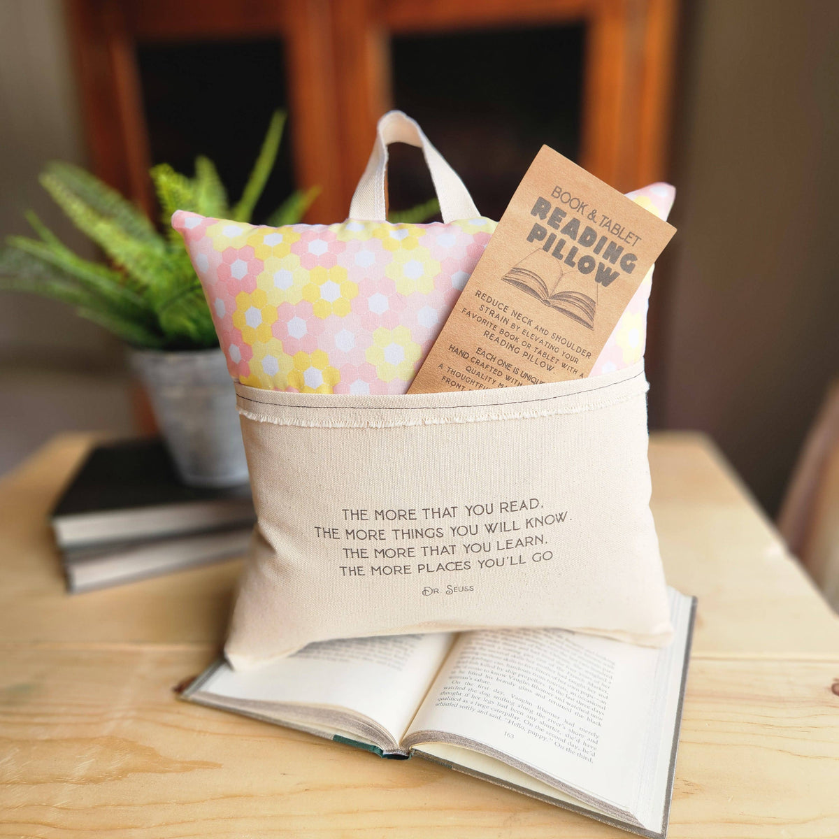 Dr. Suess Quote Reading Pillow
