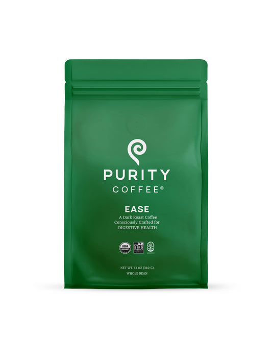 Organic Mold Free Dark Roast Whole Bean Coffee 12oz | EASE