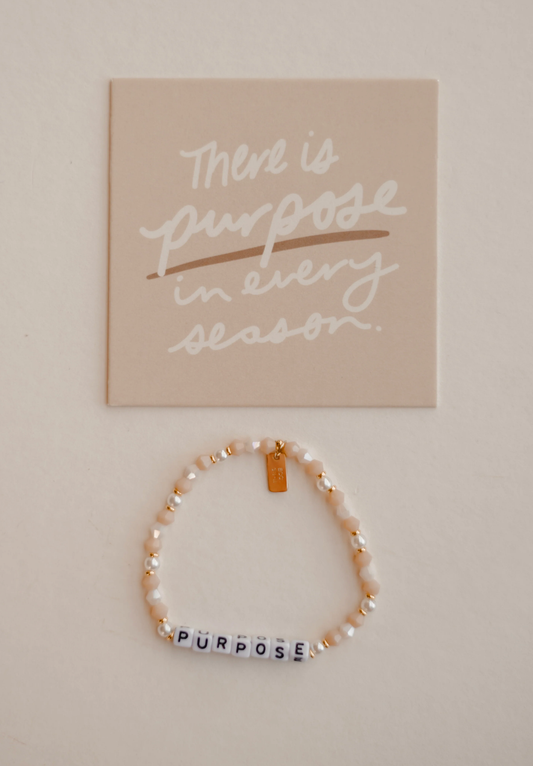 'Purpose' Beaded Swarovski Bracelet