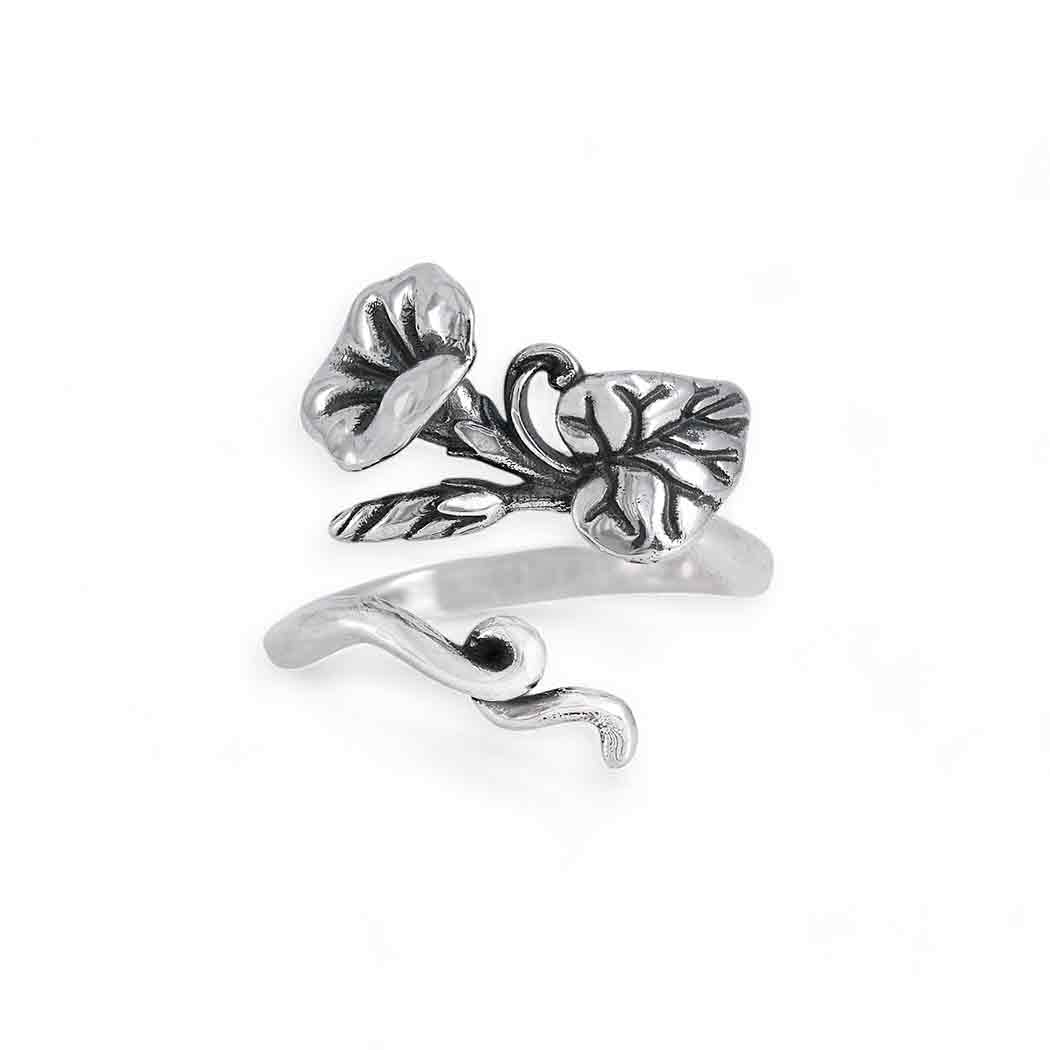 Adjustable Birth Flower Rings: Bronze / November - Chrysanthemum