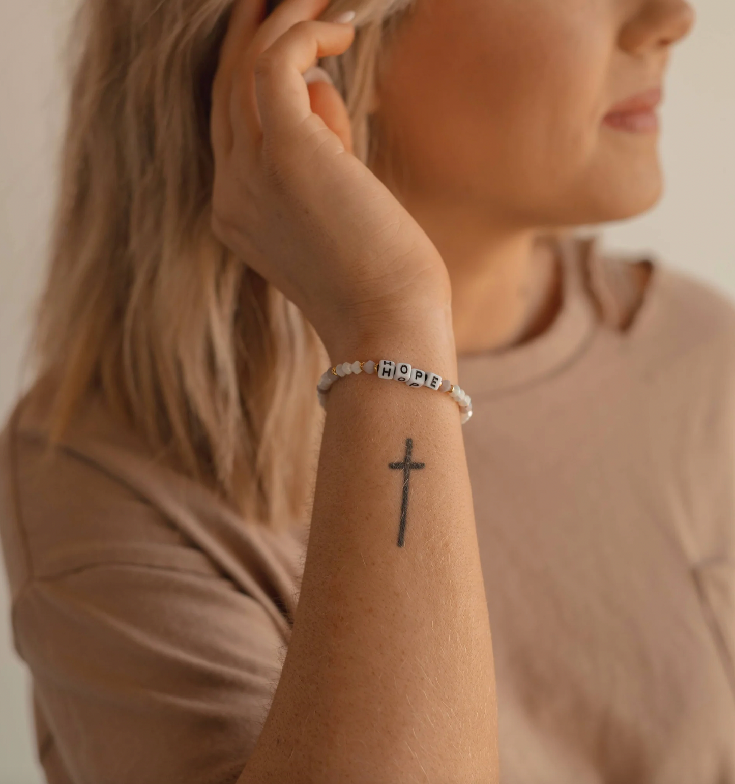 'Hope' Beaded Swarovski Bracelet