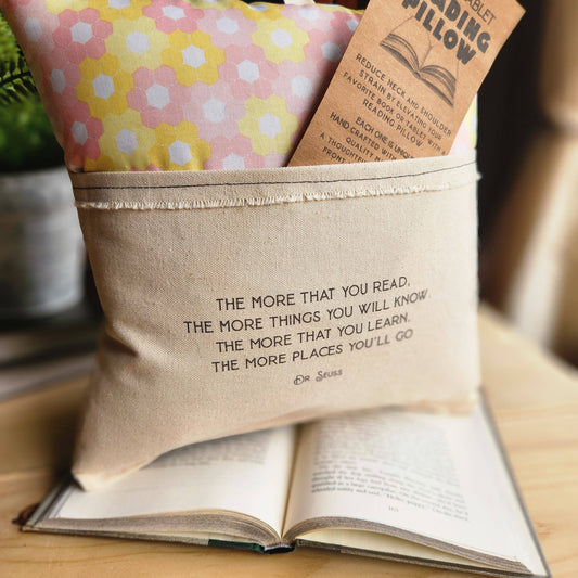 Dr. Suess Quote Reading Pillow