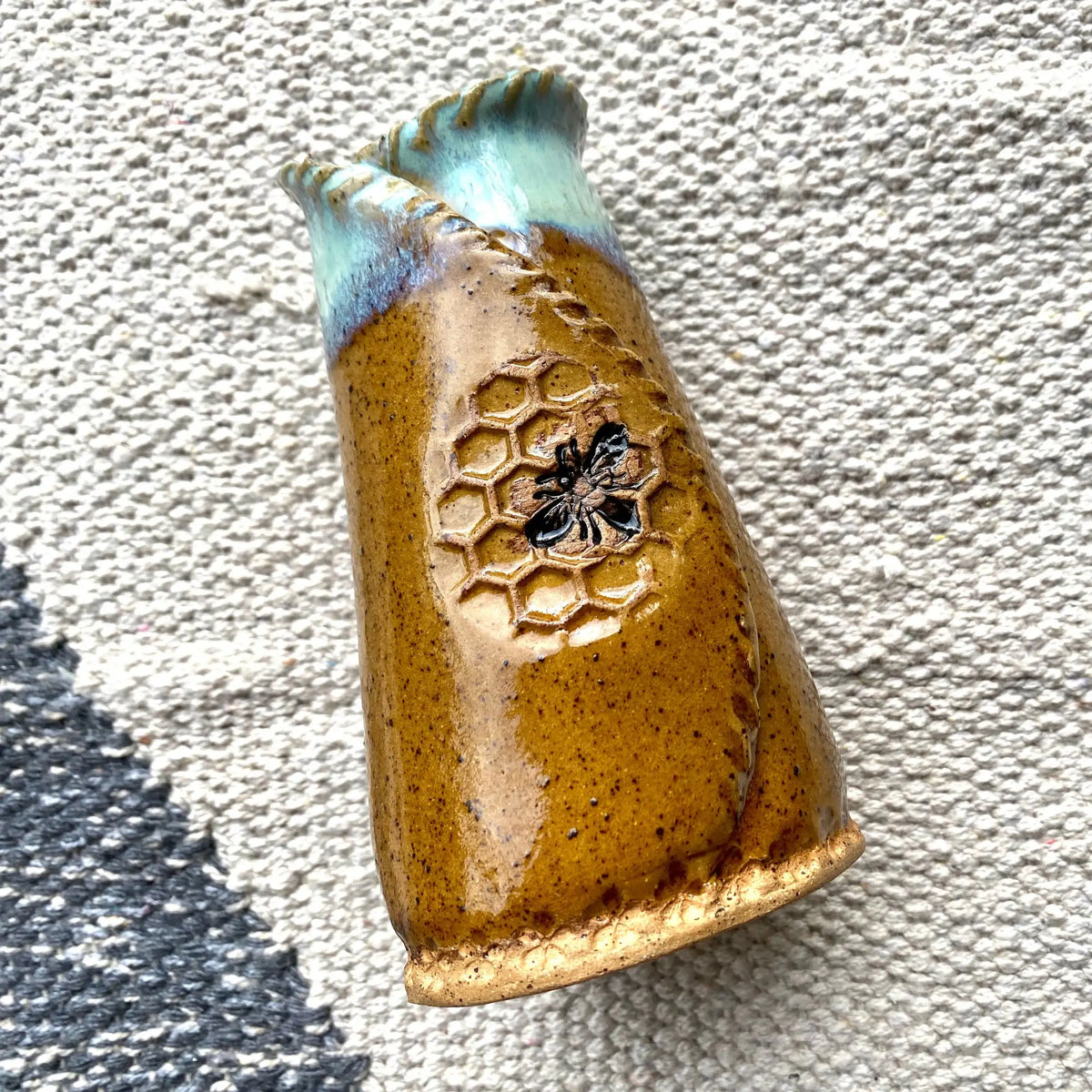 Buzzy Bee Pottery Vase