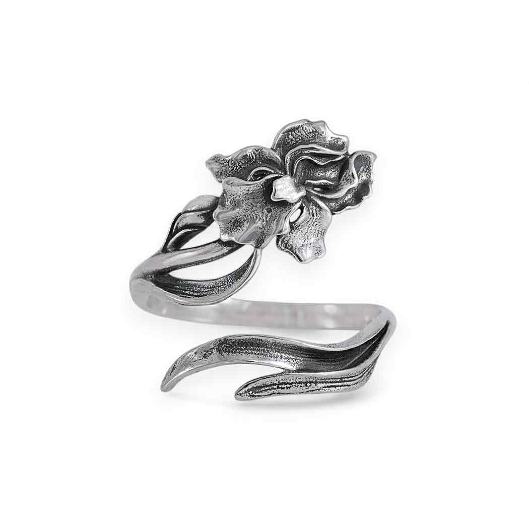 Adjustable Birth Flower Rings: Bronze / November - Chrysanthemum